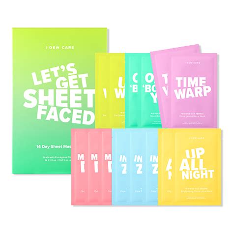 I Dew Care Let Amp 39 S Get Sheet Faced Masksheets