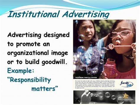 Institutional Based Ads