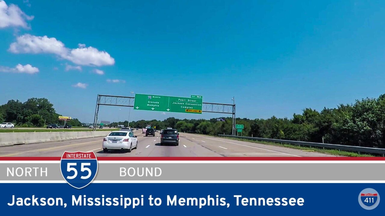 Interstate 55 Jackson To Memphis Mississippi Drive America S