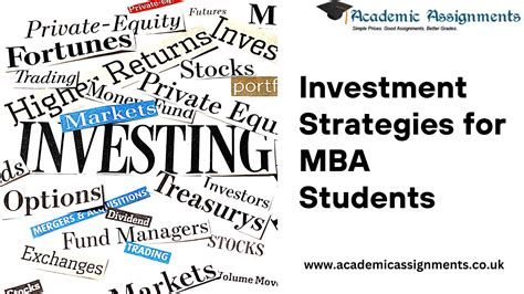 Investment Strategies For Mba Students