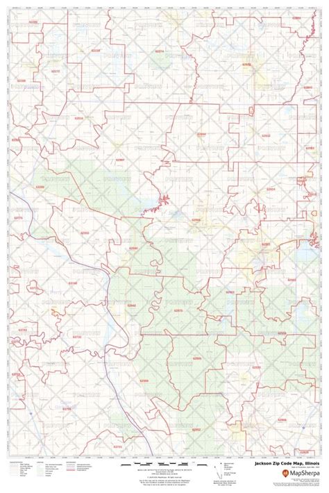 Jackson Zip Code Map Illinois Jackson County Zip Codes