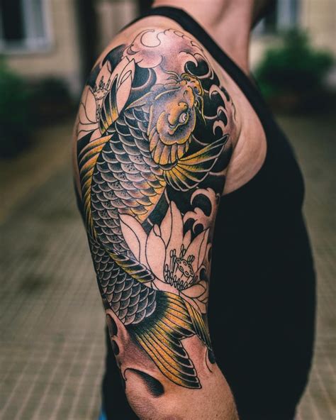 Japanese Koi Carp Tattoos Koi Fish Tattoo