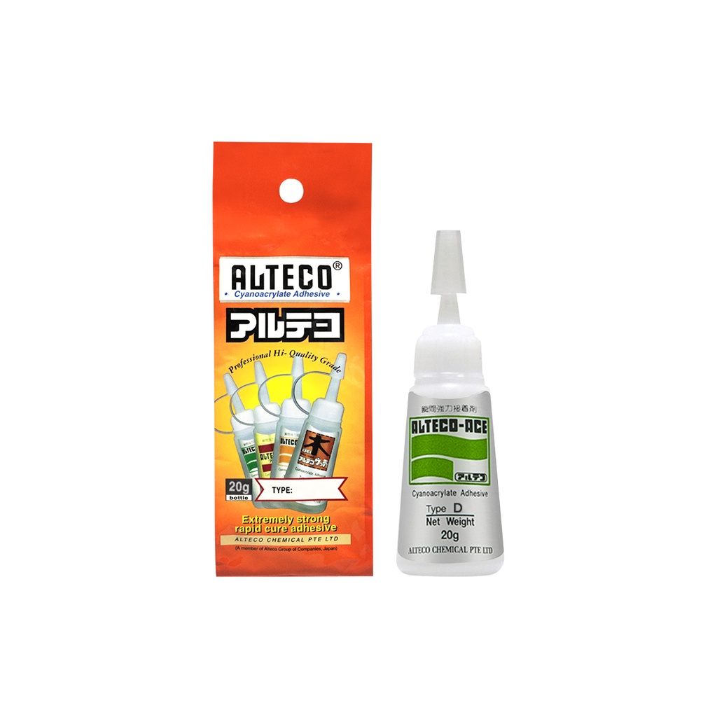 Jual Lem Alteco Cyanoacrylate Adhesive Type D 20Gr Shopee Indonesia