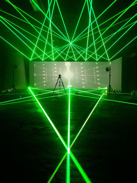 Lasers Create Aerial Designs With Laser Beams From Tlc Creative Laser