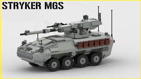 Lego M1128 Stryker Mgs Mobile Gun System 1 34 Scale General Dynamics Land Systems Youtube