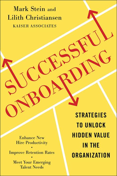 Libro Successful Onboarding Strategies To Unlock Hidden Value Within