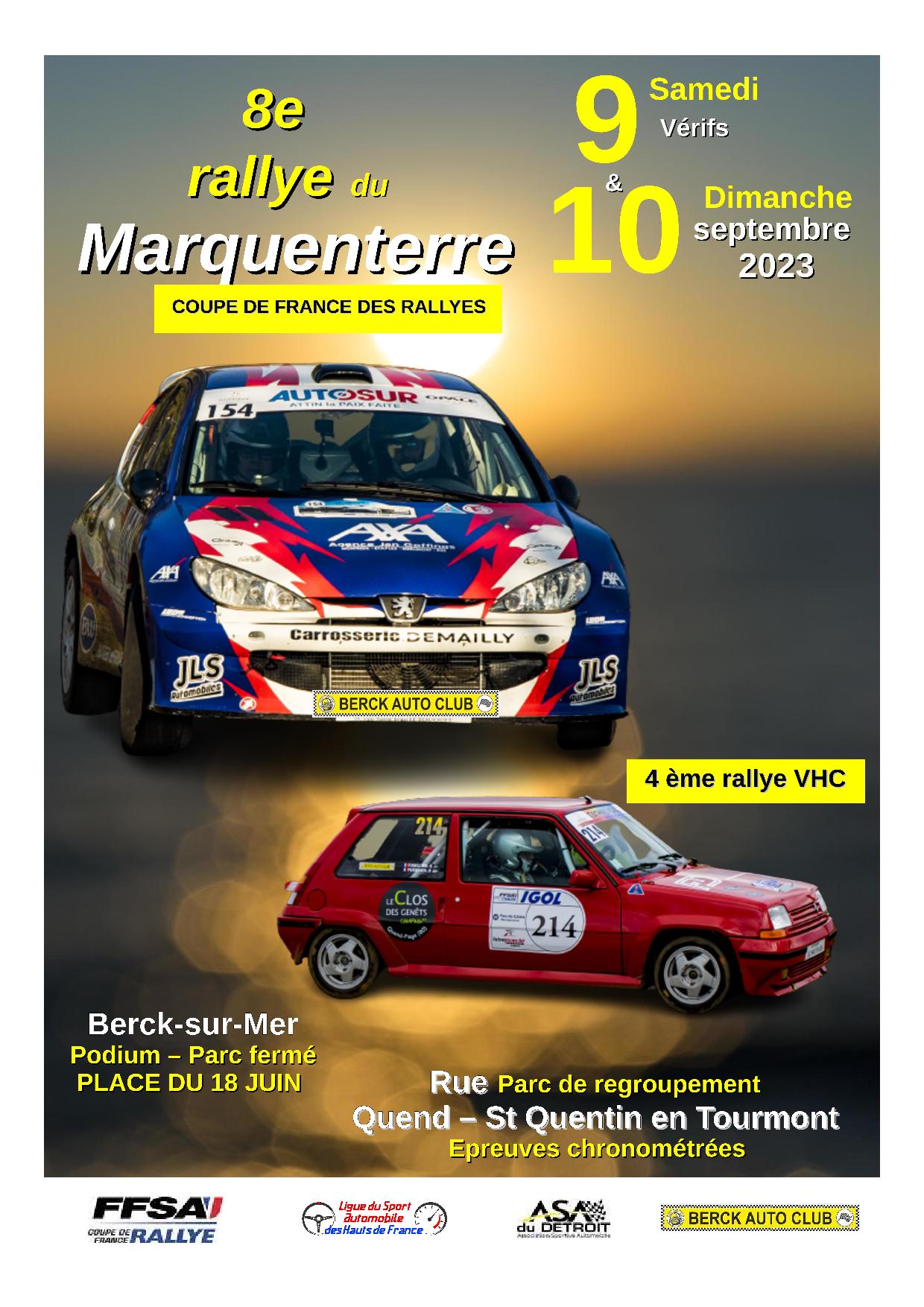 Liste Des Engag S Rallye Du Marquenterre 2023