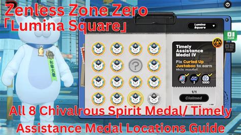 Lumina Square All 8 Chivalrous Spirit Timely Assistance Medal Location