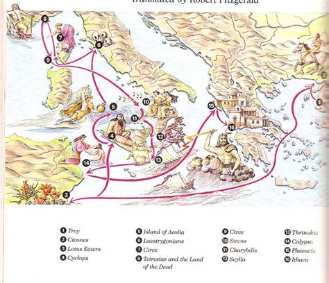 Maps Of Odysseus Amp 39 Journey