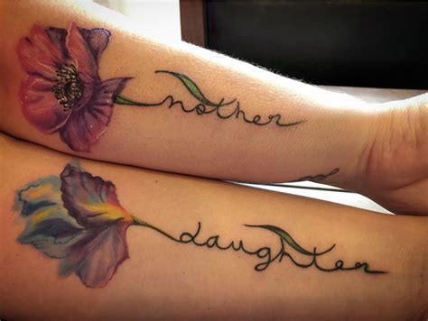 Matching Mother Daughter Tattoos To Celebrate Mother S Day