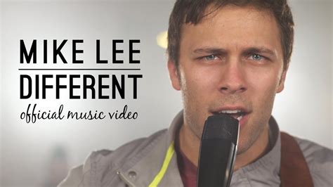 Mike Lee Different Official Music Video Youtube