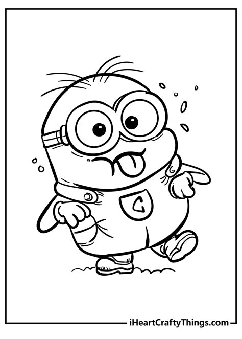 Minions Coloring Pages To Print Topcoloringpages Net Minions Free To