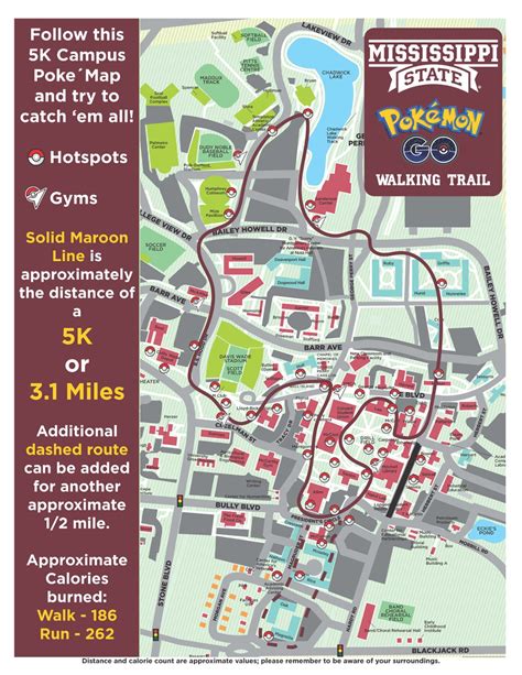 Mississippi State Map Of Campus