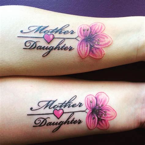 Mom And Daughter Tattoos Designs