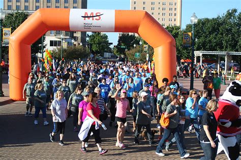 Ms Walk Safely Participating In The Ms Walk With Multiple Sclerosis