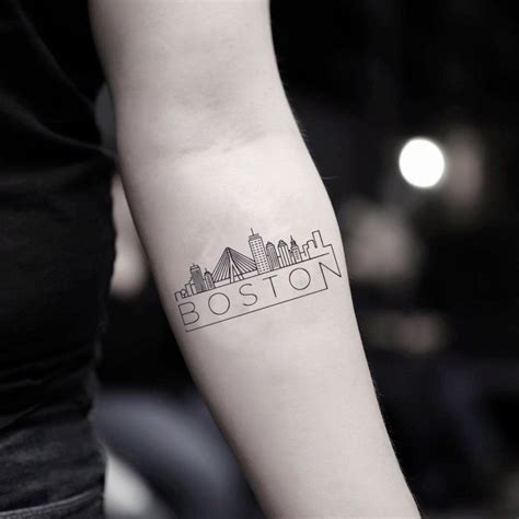 My New Boston Tattoo Temporary Of Course Boston Tattoo Tattoos