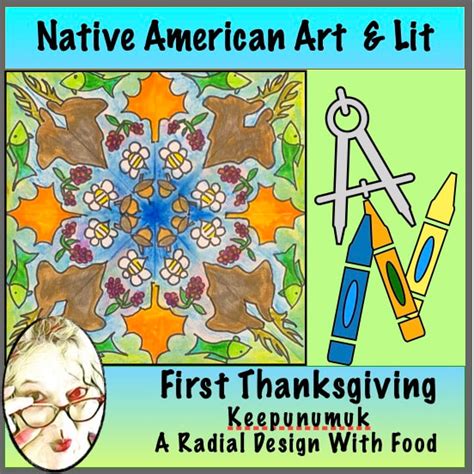 Native American Art Project Traditional Foods Radial Design