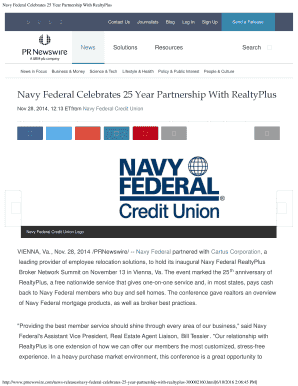 Navy Federal Celebrates 25 Year Partnership With Realtyplus