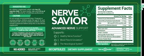 Nerve Savior Ingredients