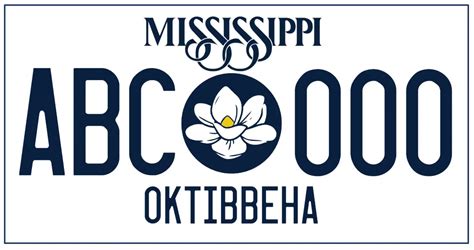 New Mississippi License Plate