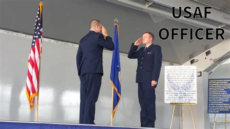 Oath Of Office Us Air Force Commissioning Ceremony Youtube