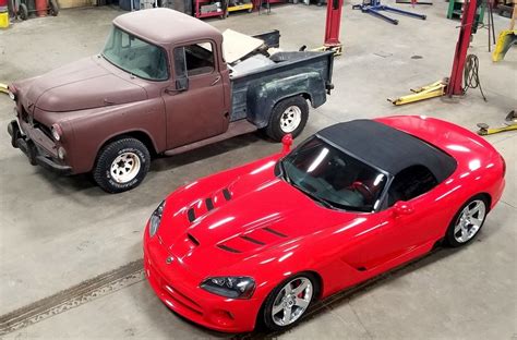 Ohio Company Is Building A 1956 Dodge Truck On A Viper Chassis