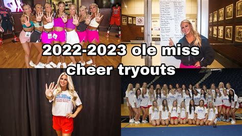 Ole Miss Cheerleading Tryouts 2022 2023 Vlog Youtube