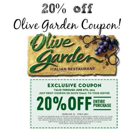 Olive Garden Coupons Deals The Krazy Coupon Lady