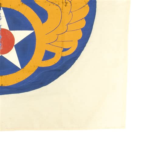 Original U S Wwii 8Th Air Force Hand Painted Flag Banner