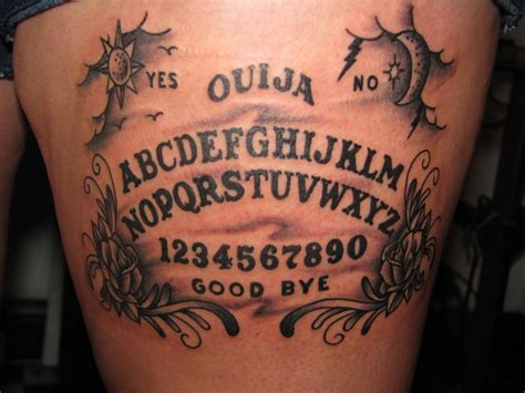 Ouija Board Tattoo Tattoos With Meaning Tattoo Lettering Tattoo Fonts