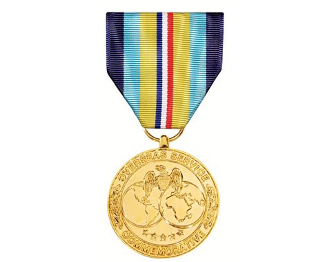 Overseas Service Commemorative Medal Anodized