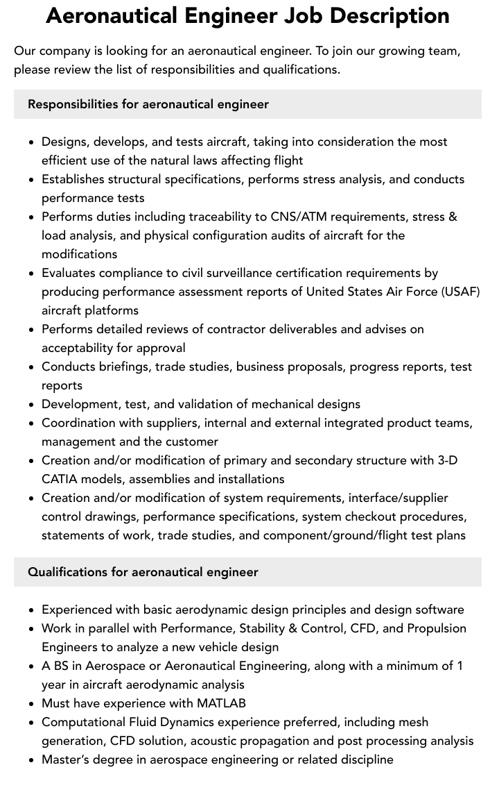 Paano Maging Aeronautical Engineer Job Opportunities For Aeronautical