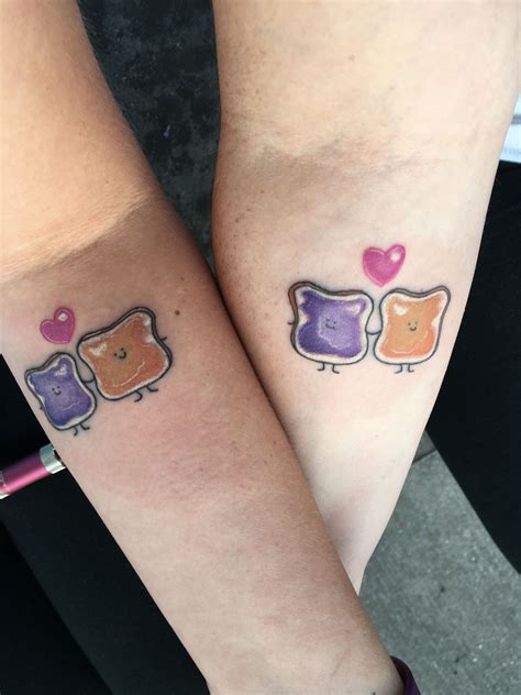 Peanut Butter And Jelly Tattoo