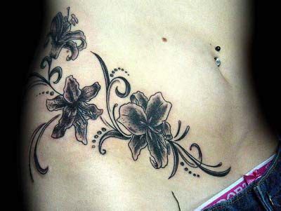 Pelvic Bone Tattoos For Women