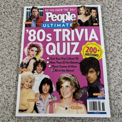 People Ultimate 80S Trivia Quiz Magazine 1980S 200 Questions 2023