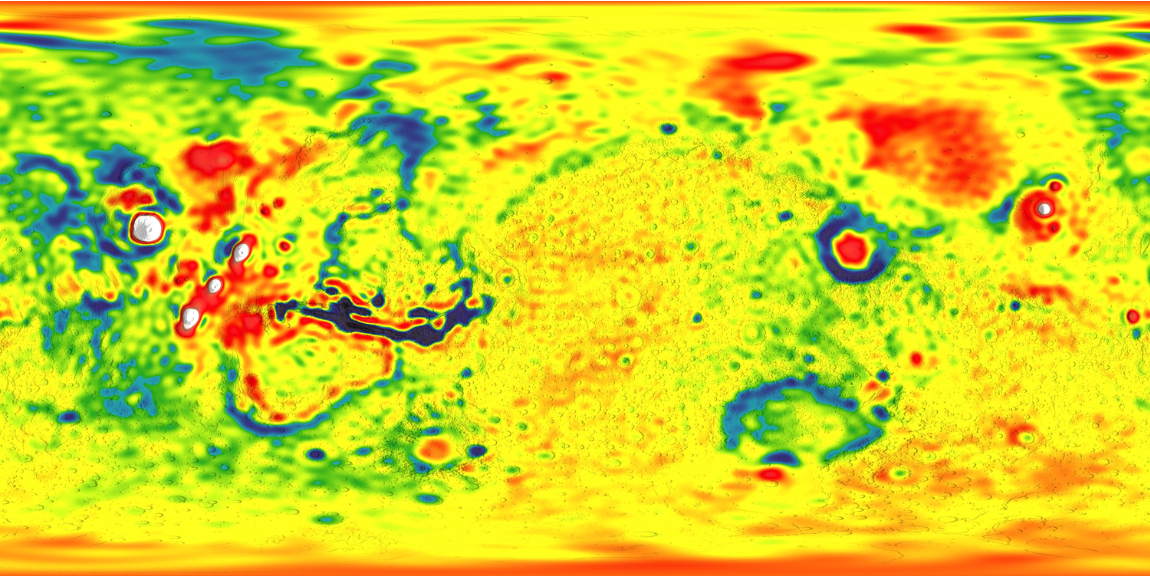 Pgda Mars Gravity Field Gmm 3