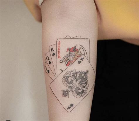 Pin By Patricia Fuentealba On Tattoo Playing Card Tattoos Card