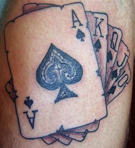 Pin By Thu X M On H Nh X M U Playing Card Tattoos Card Tattoo