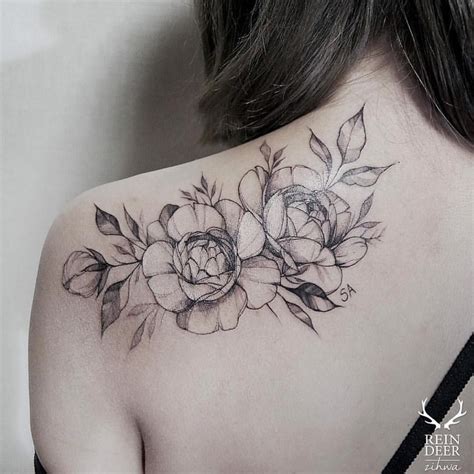 Pin De Elizabeth Jhon Em Tattoos Floral Ombro Tatuagens Tatuagem De