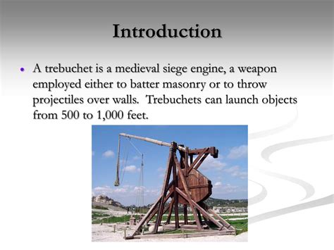 Ppt How A Trebuchet Works Powerpoint Presentation Free Download Id