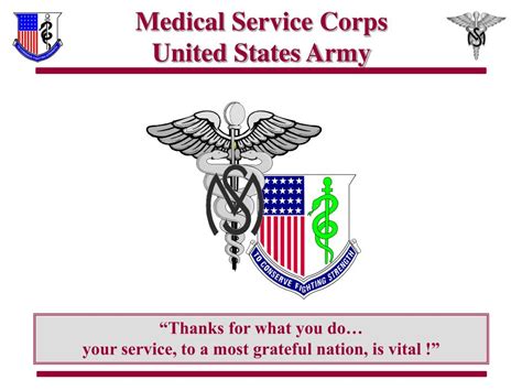 Ppt Medical Service Corps United States Army Powerpoint Presentation