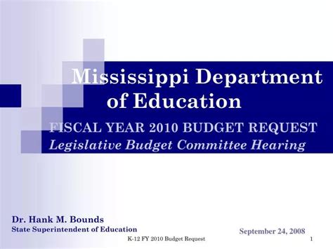 Ppt Mississippi Department Of Education Powerpoint Presentation Free