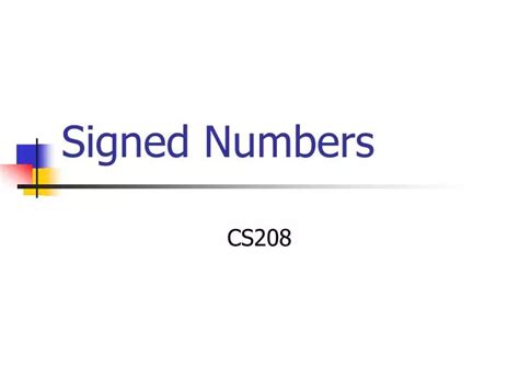 Ppt Signed Numbers Powerpoint Presentation Free Download Id 6867650