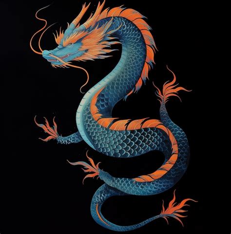 Premium Photo The Symbolism Behind Colorful Dragon Tattoos