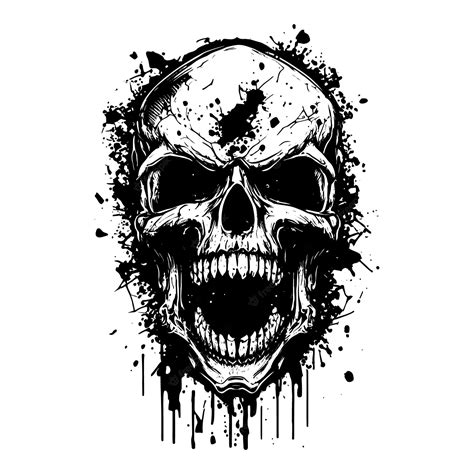 Premium Vector Skull Vector Perfect Element For Horror Designs