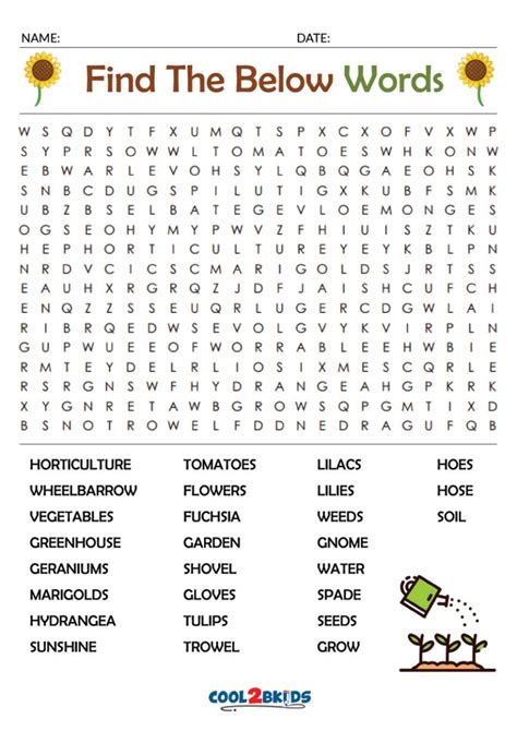 Printable Fun Word Searches For Adults