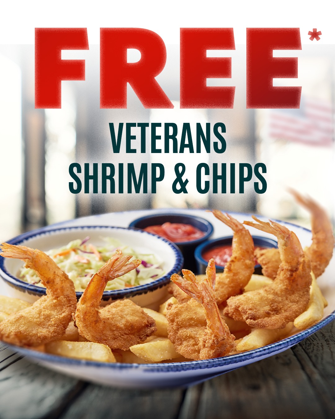 Red Lobster Veterans Day Free Veterans Shrimp Chips Veteran Owned