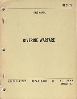 Riverine Warfare Manual 1971