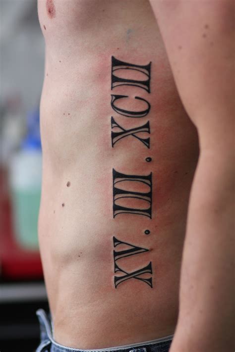 Roman Numeral Tattoos For Men Ideas And Designs For Guys