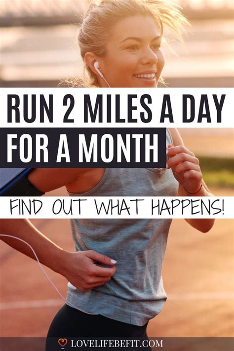 Run 2 Miles A Day For A Month Running Challenge Running Plan